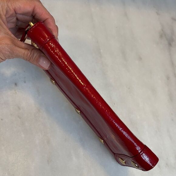 Michael Kors High Gloss Patent Leather Studded Full Size Wallet - Picture 10 of 15